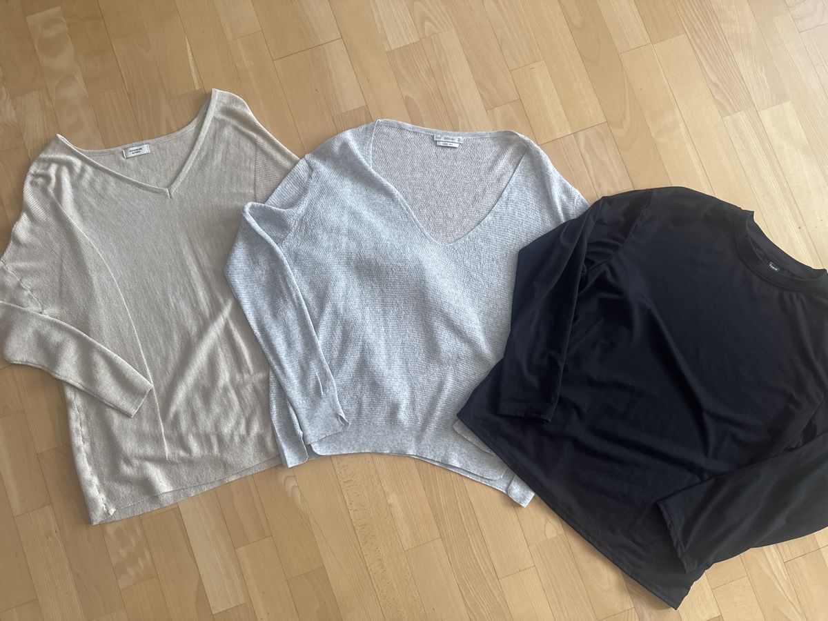 Kleiderpakete: 3er Set Damenpullover, ideal für den Herbst, Grösse M – Gebraucht aus Abtwil SG von ale2002