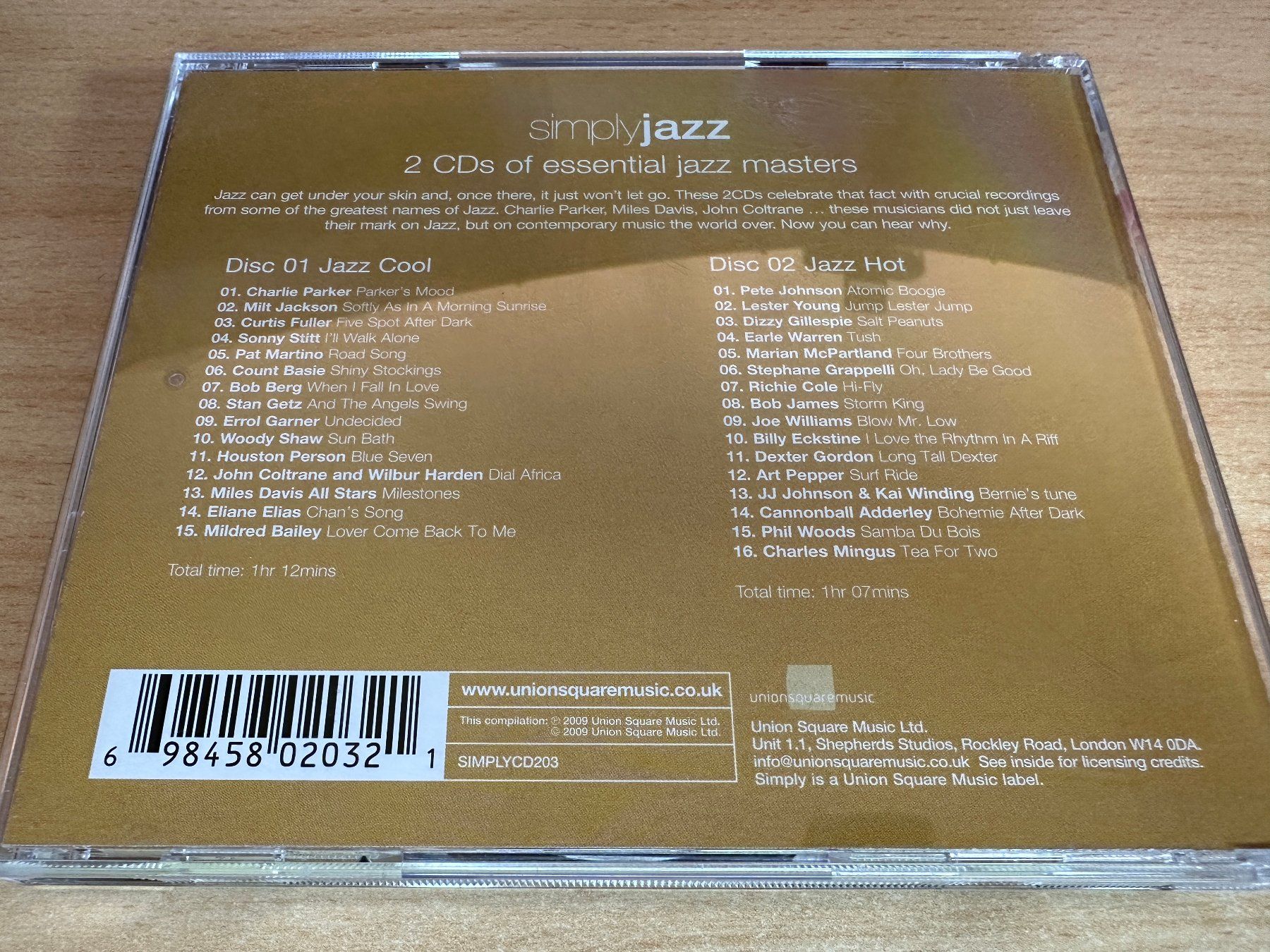 CDs: Various – Simply Jazz - 2 CD – Gebraucht aus Rikon im Tösstal von Alpenmutz 1