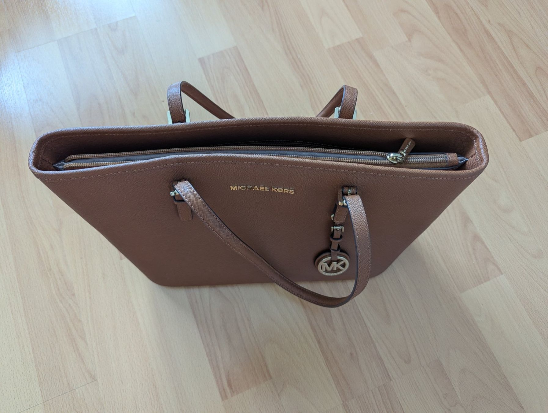 Michael Kors Taschen für Damen: Michael Kors Tote Bag Braun Leder – Gebraucht aus Horgen von snickers58 1