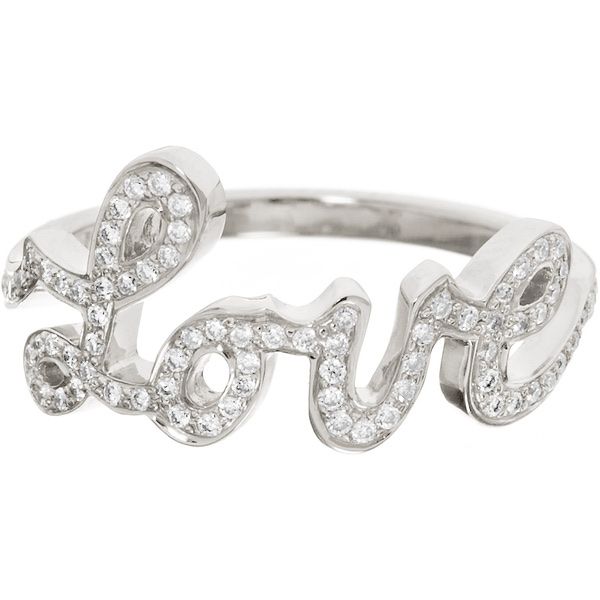 Ringe: Ring Weissgold mit Diamanten LOVE – Gebraucht aus Zürich von hafnersh 4