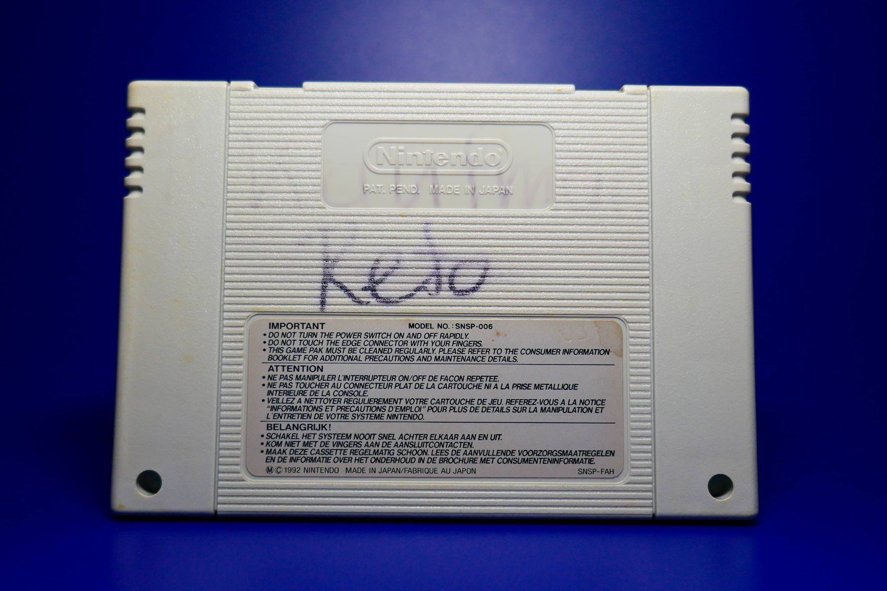Nintendo Jeux: Push-Over - Super Nintendo – D'occasion à Vuarrens par Espace-Retro 1