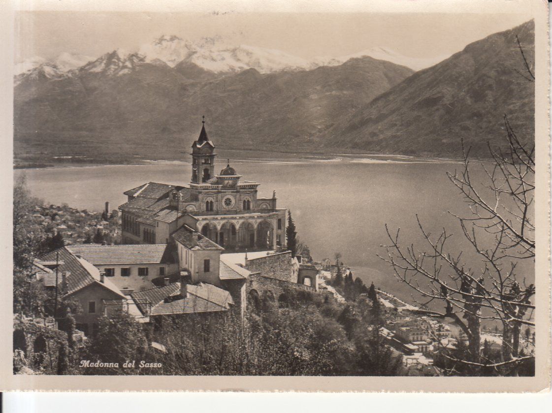Cartoline postali: Madonna del Sasso 1948 – Usato da Bürglen TG venduto da StampGraf