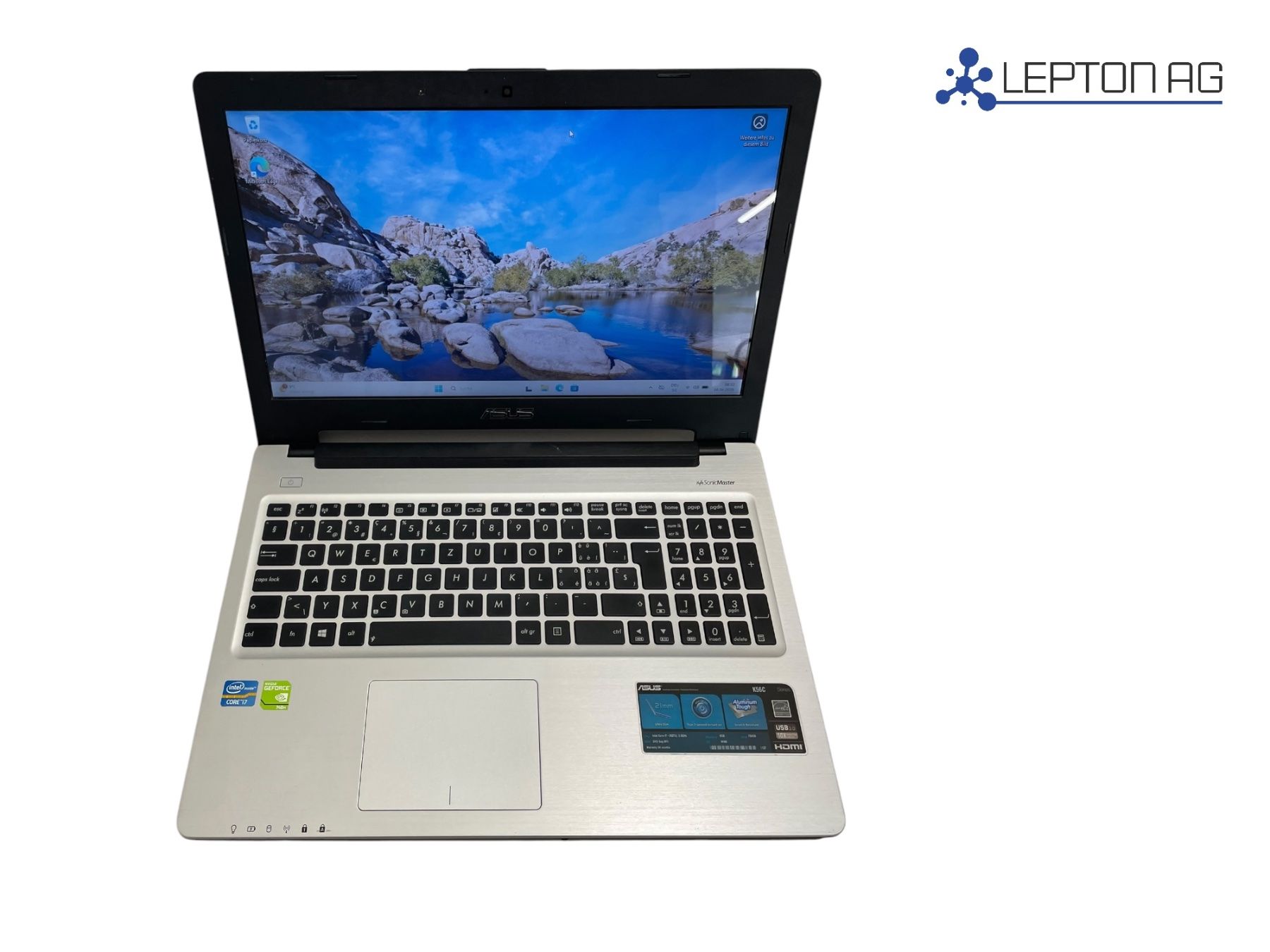 Asus Notebook: Asus K56C i7/8GB/500GB/Win11pro – Usato da Niederdorf venduto da LeptonAG 1