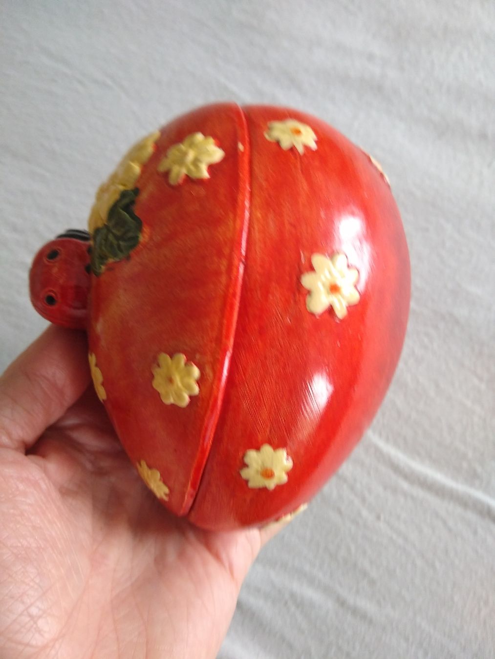 Alle Dekorationen: Ladybug Egg Trinket Box Ceramic Decor – Gebraucht aus Dübendorf von LoRi-2026 3