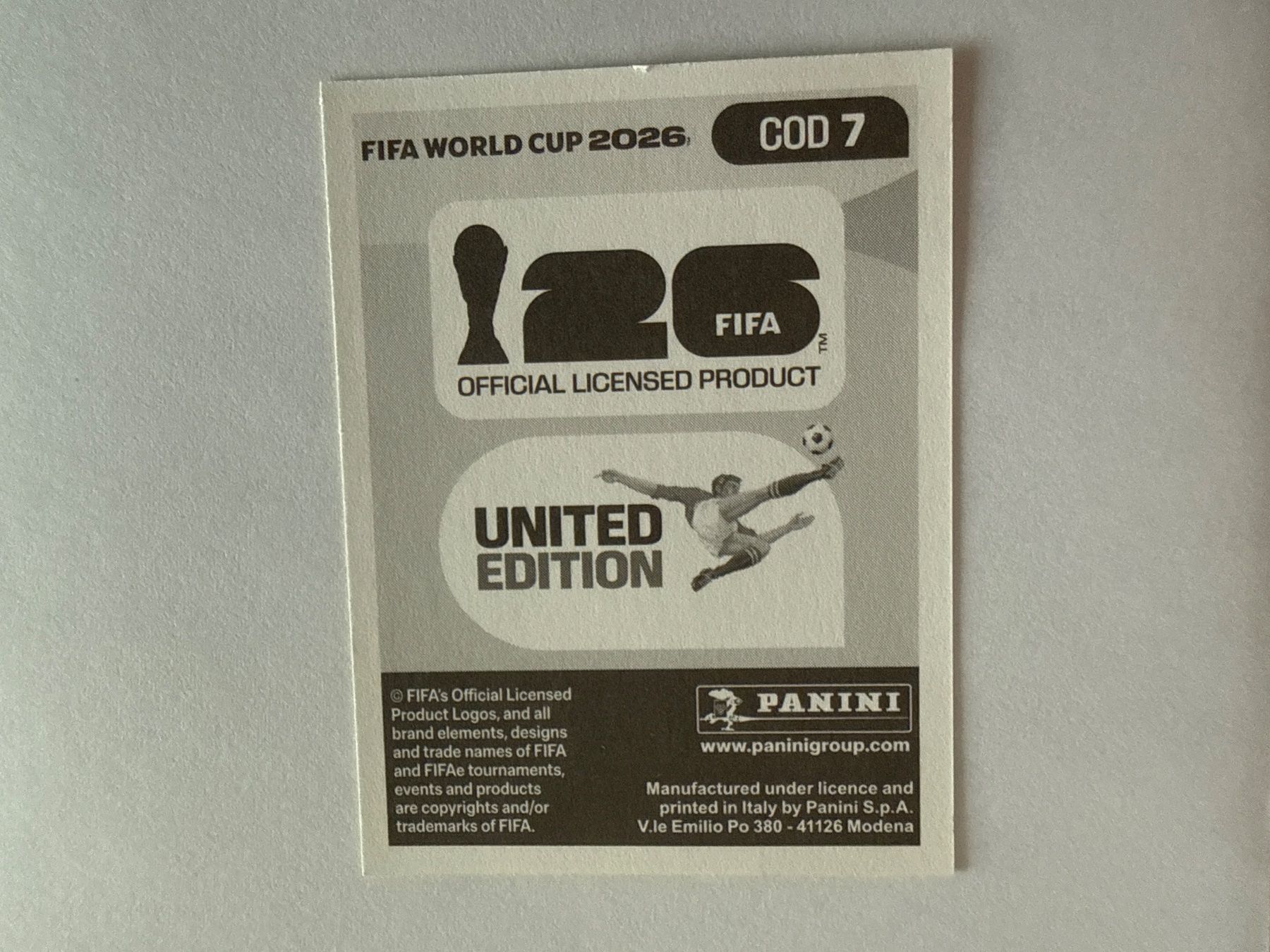 Panini Cartes à collectionner: Kayembe COD7 - Panini CH Edition WM 2026 – Neuf (Voir description) à Grenchen par nicus_aveiro 1