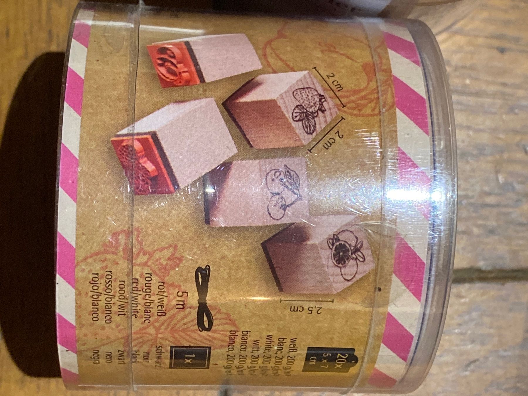 Timbri: stempel fruchtchen tampon fruits – Nuovo e nell'imballaggio originale da Lajoux JU venduto da Briard0