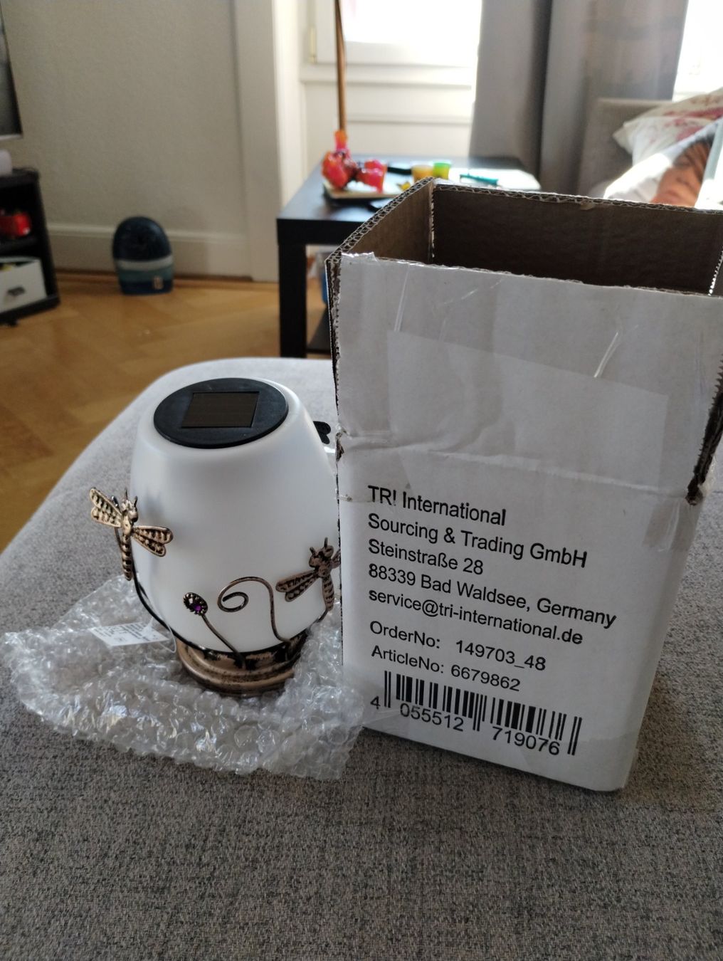 Lampen: Lampe solaire à Led de table 16 cm hauteur – Neu und originalverpackt aus Lausanne von Martinucci