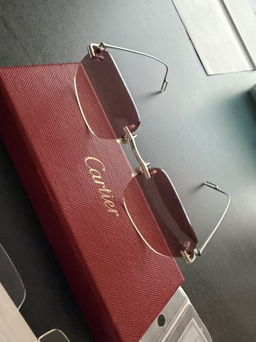 Cartier Occhiali & Lenti: Sonnenbrille Cartier randlos – Usato da Hausen AG venduto da marsonadel 3