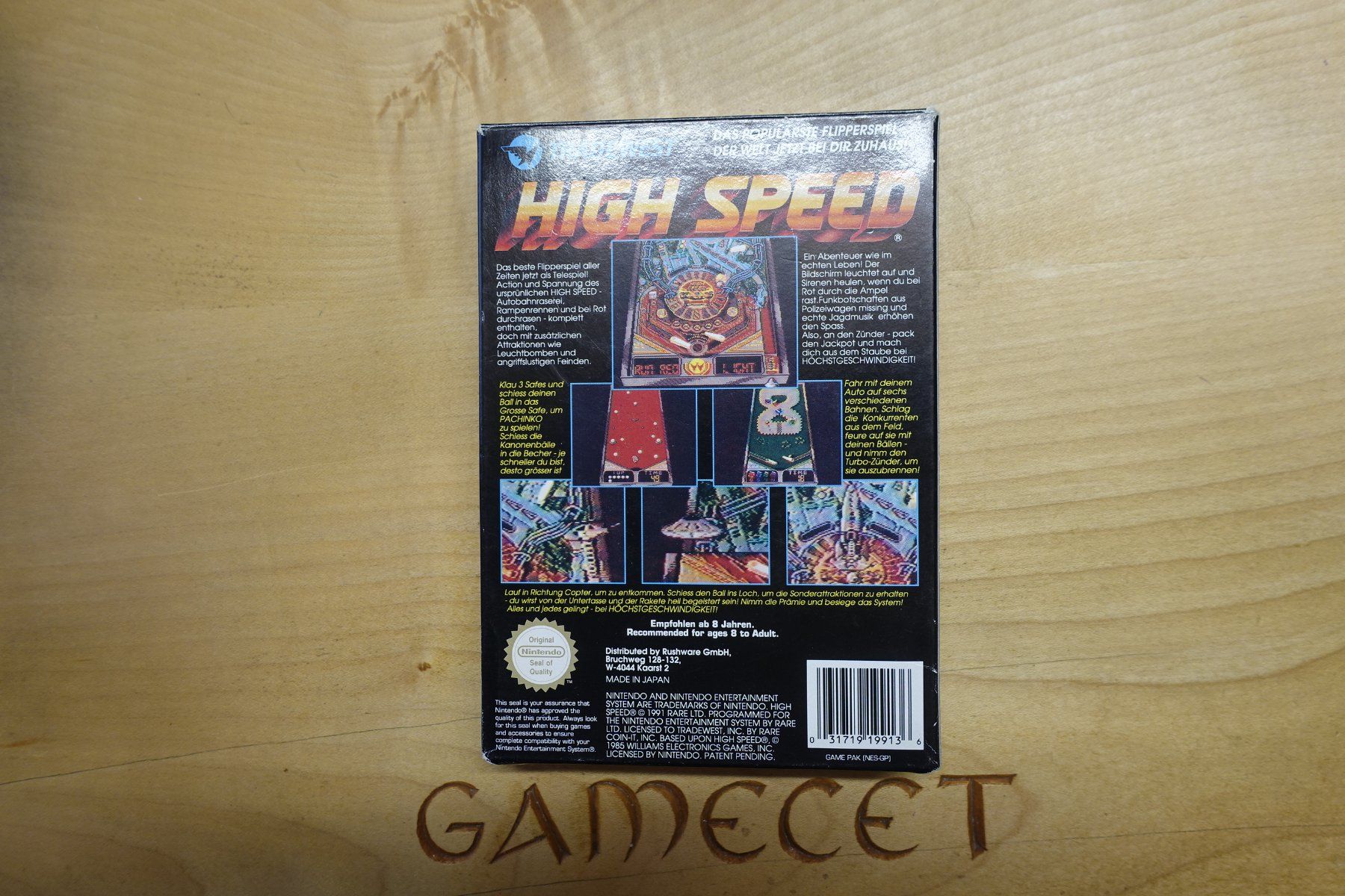 Nintendo Spiele: High Speed Pinball Flipper NES Nintendo PAL B – Gebraucht aus Steinach von Gamecet 5