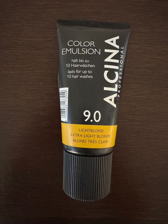 Alcina Color Emulsion 9.0 Lichtblond – Tönung Für Bis Zu 10 Haarwäschen, 150 Ml
