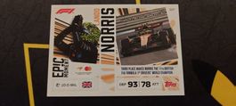 Lando Norris Epic Moment 117 F1 Topps Turbo Attax 2026