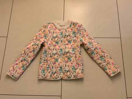 Übergangsjacke mit Blumen Mädchen 128