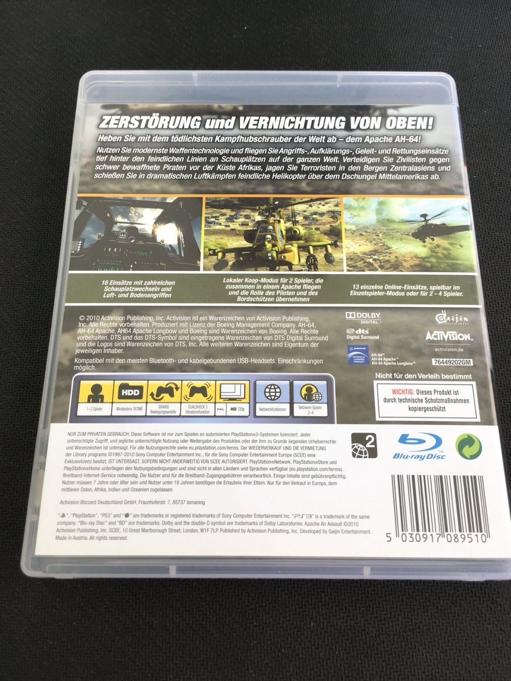 Sony Giochi: Apache Air Assault - Playstation 3 / PS3 – Usato da St.Gallen venduto da Punktchen01 1