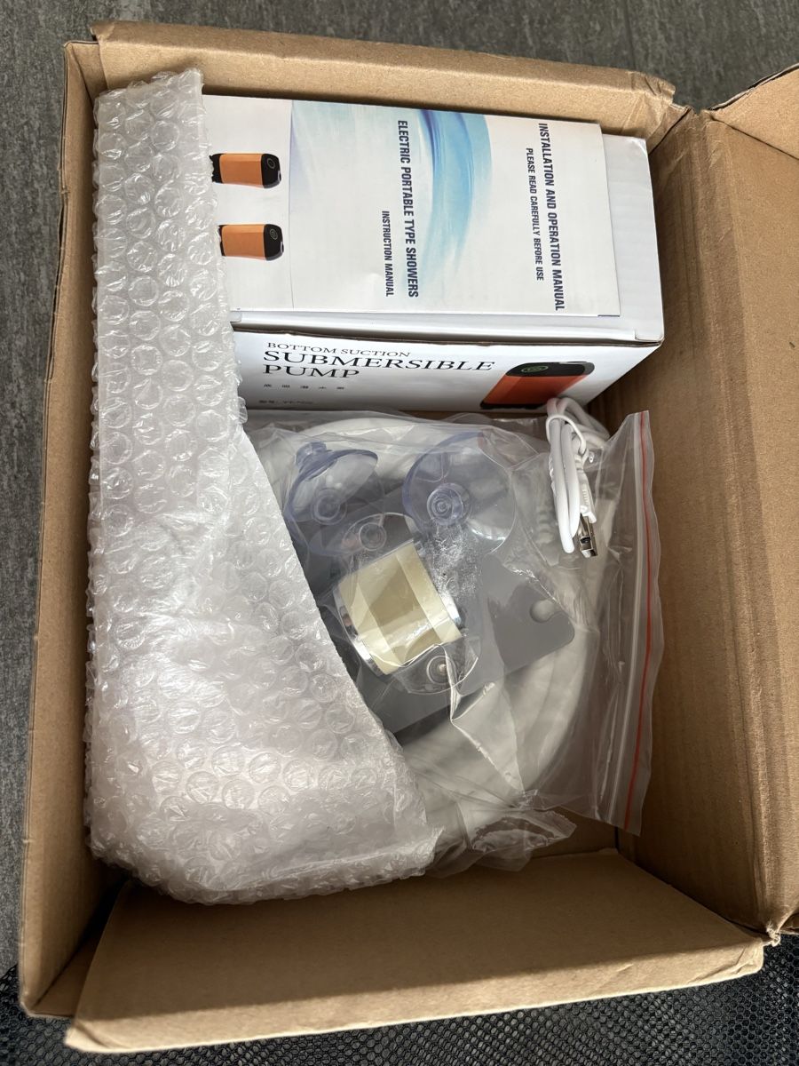 Duschen: Tragbare Dusche elektrisch Camping Wasserpumpe – Neu und originalverpackt aus Freienbach von SwissTopDeals 2