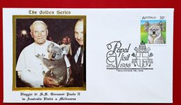 AUSTRALIEN VATIKAN PAPST JOHANNES PAUL KOALA BÄR MARKE 1986