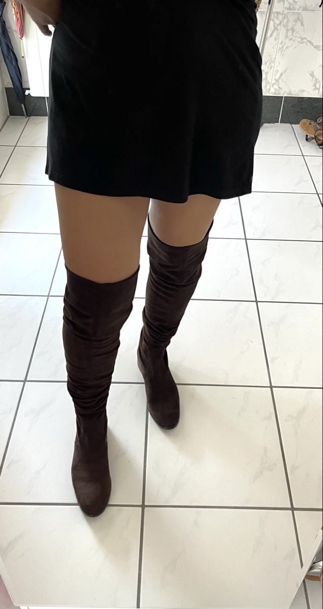 Scarpe da donna: BRAUNE OVERKNEE-STIEFEL GR. 39 – Nuovo (secondo la descrizione) da Basel venduto da JJ.Elena 4