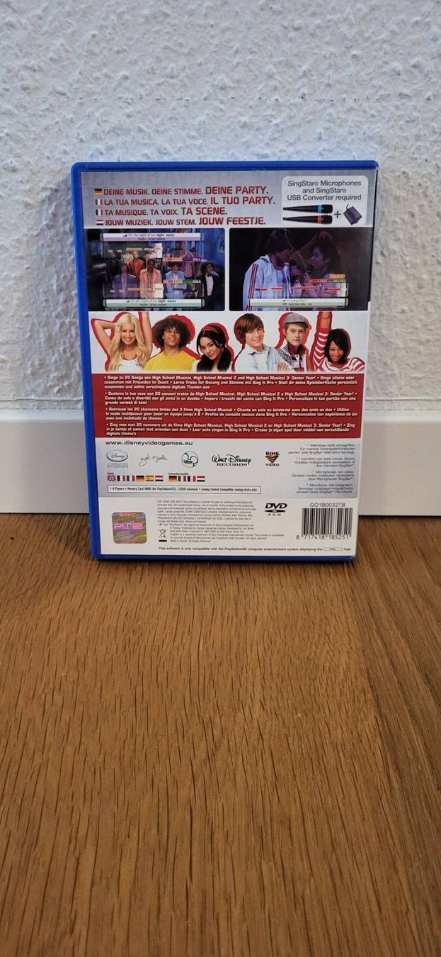 Sony Spiele: PS 2 - Sing It High School Musical – Gebraucht aus Münsingen von DigitaleSpielecke 1