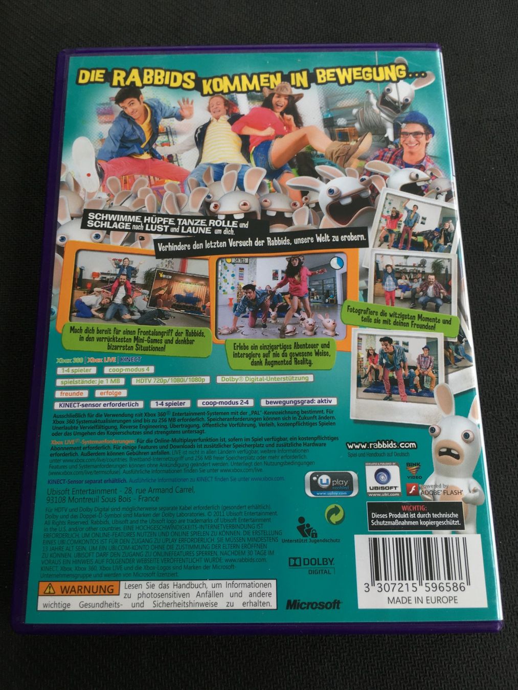 Microsoft Spiele: Rabbids Alive & Kicking (Kinect) - Xbox 360 – Gebraucht aus St.Gallen von sjosjo 1