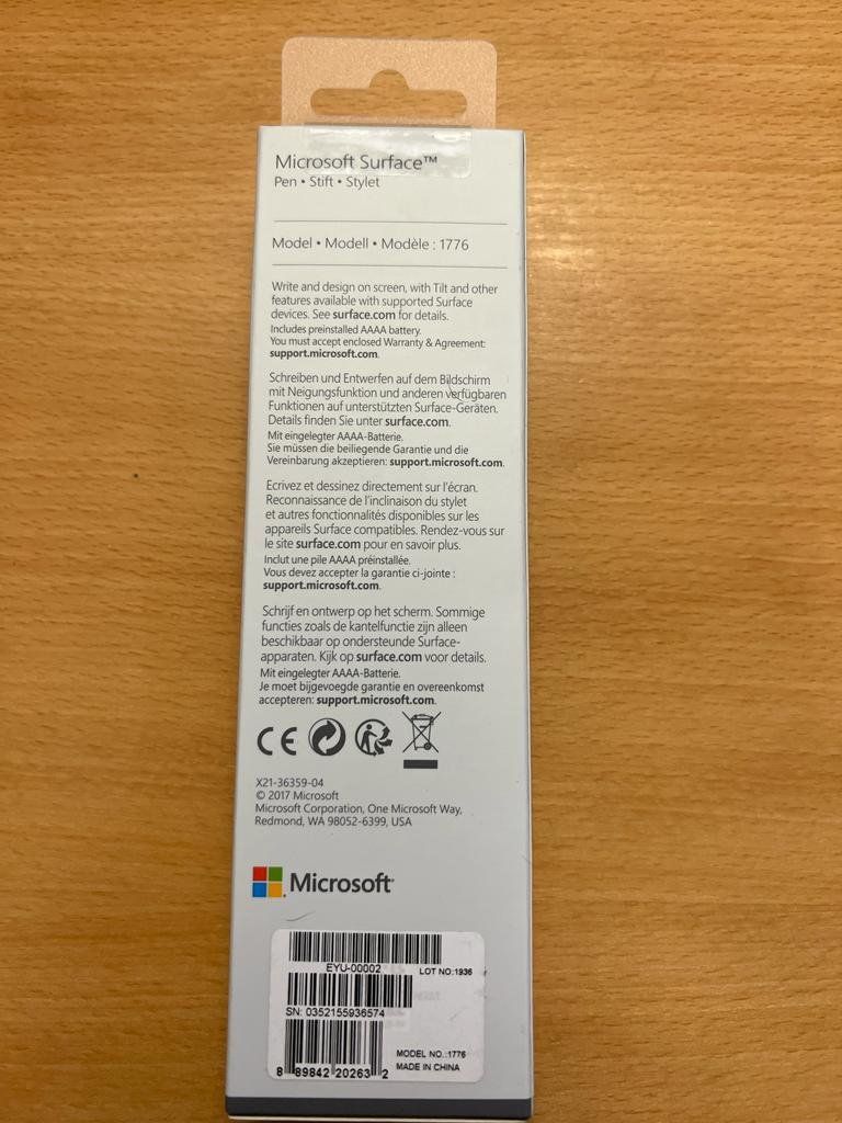 Microsoft Autres accessoires pour ordinateurs: Microsoft Surface Pen – Neuf avec emballage d'origine à Widen par  2