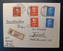 Einschreibe Brief von Genf nach Zürich 1932