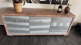 Hochwertiges Sideboard (Echtholz) mit Möbelfolie (NP 1350.-)