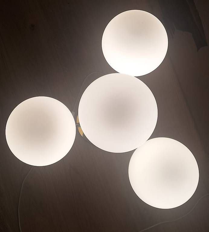 Lampade: Stehlampe mit vier Glaskugeln – Usato da Steinach venduto da Tsgweh 8
