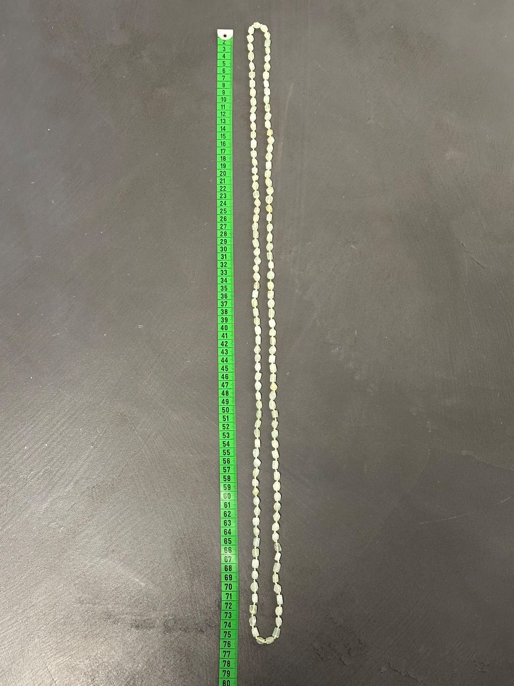 Catenine: Wunderschöne Jade Kette, hellgrün, Sommer Accessoire! – Usato da Hochwald venduto da M-M-S 2