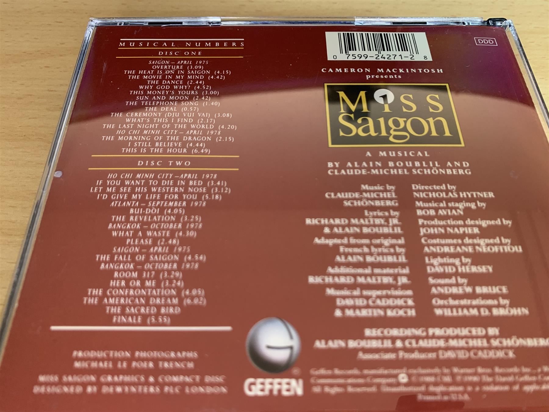 CD: Boublil & Schönberg – Miss Saigon - 2 CD – Usato da Rikon im Tösstal venduto da Alpenmutz 1