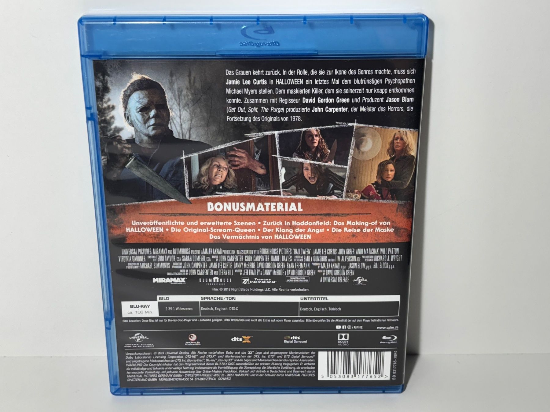 Tutti i DVDs: Halloween Blu Ray – Usato da Wilderswil venduto da Sstriker 1