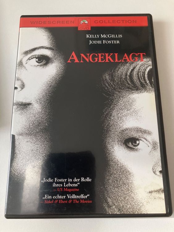 Angeklagt [VHS] – Spielfilm Mit Jodie Foster & Kelly McGillis über Einen Gerichtsfall