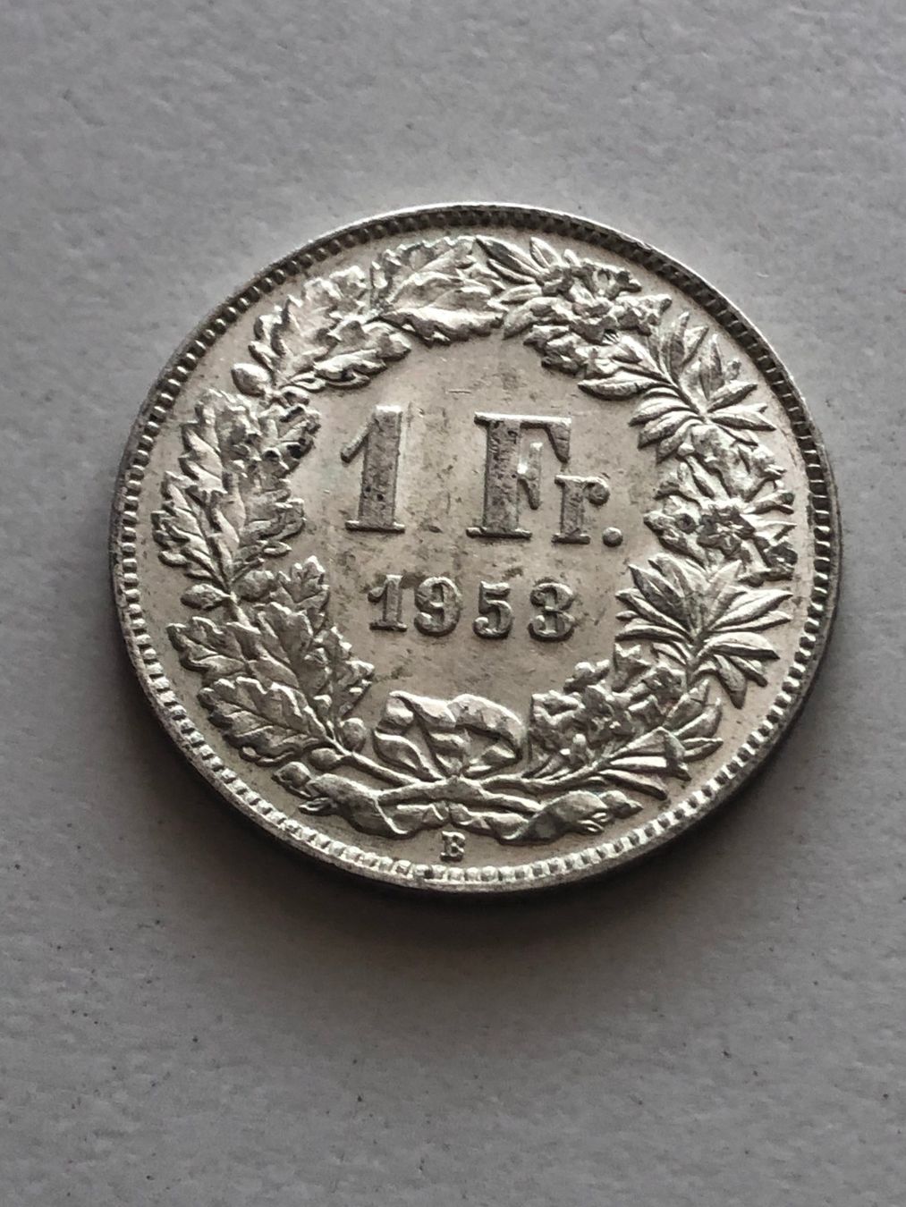 Tutti le monete: 1 Fr. 1953 – Usato da Schötz venduto da Odpa