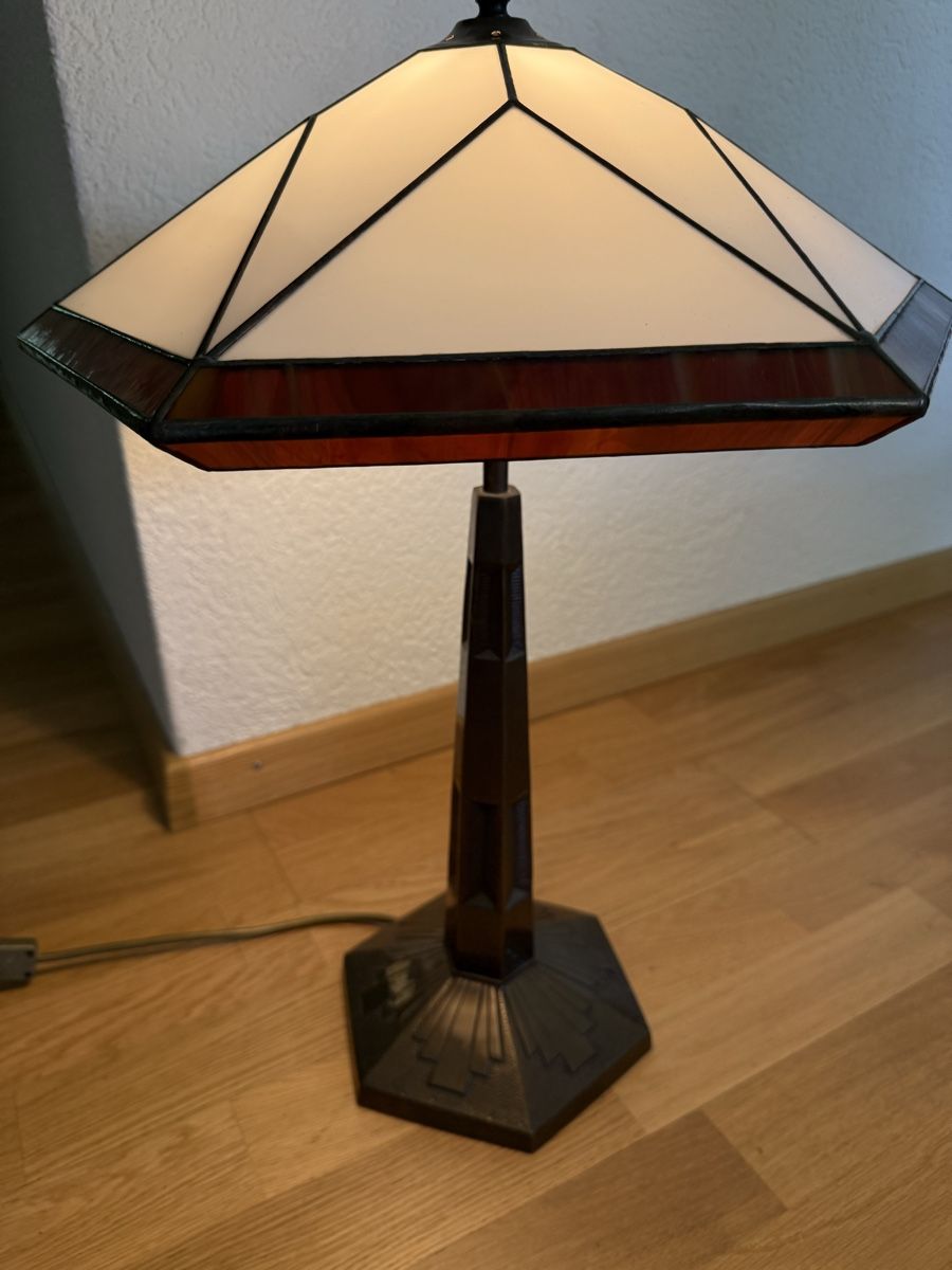 Tiffany & Co. Lampen: Lampe Tiffany handarbeit – Gebraucht aus Bern von Delamer 3