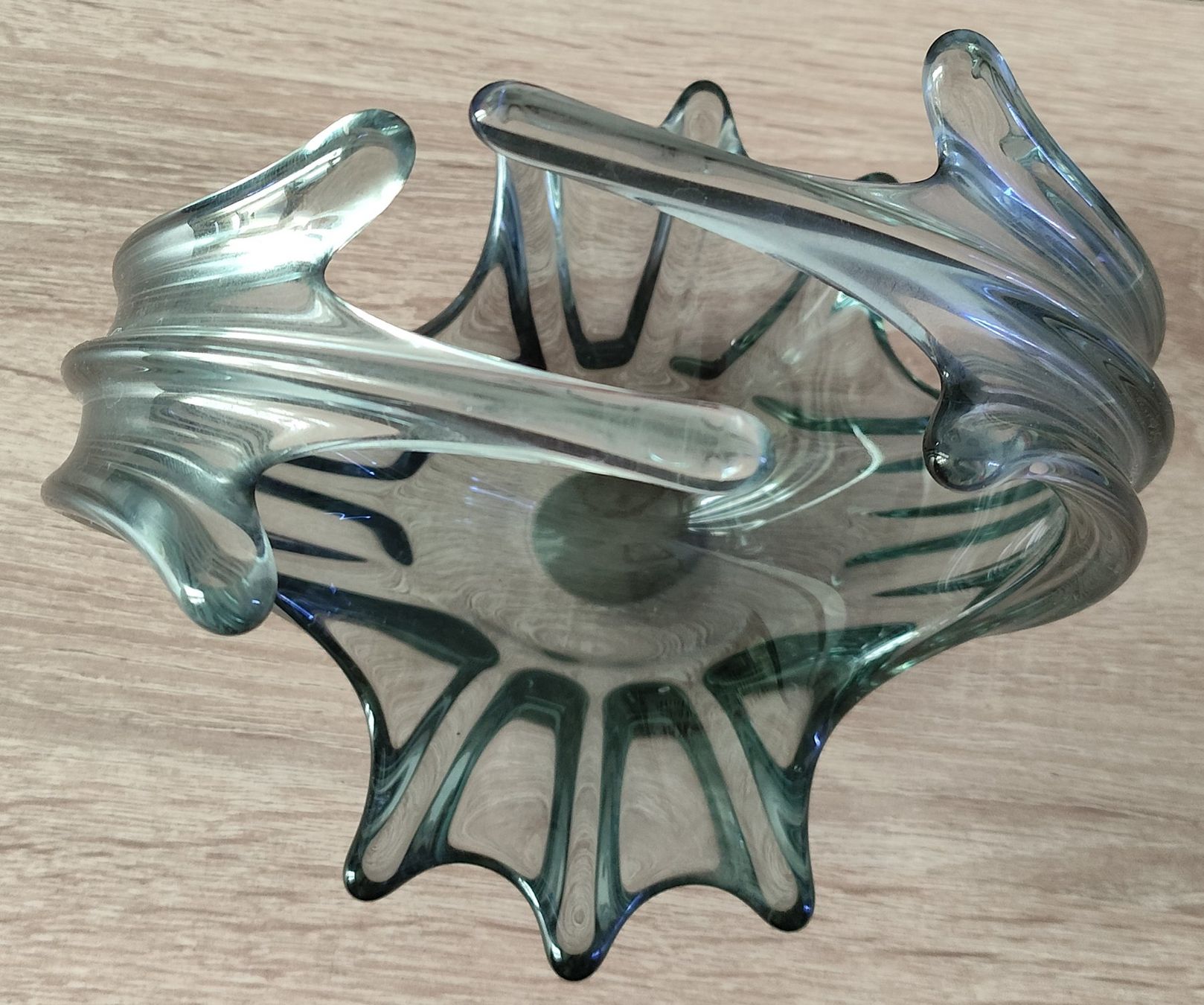 Altro in Antiquarato & Arte: Glaskorb Murano-Stil Panier verre massive Cesto style Murano – Usato da Grandson venduto da proekt 3