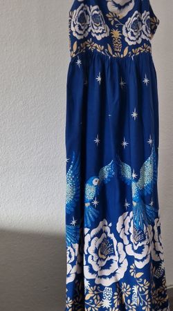 Sommerkleid blau Gr. 38