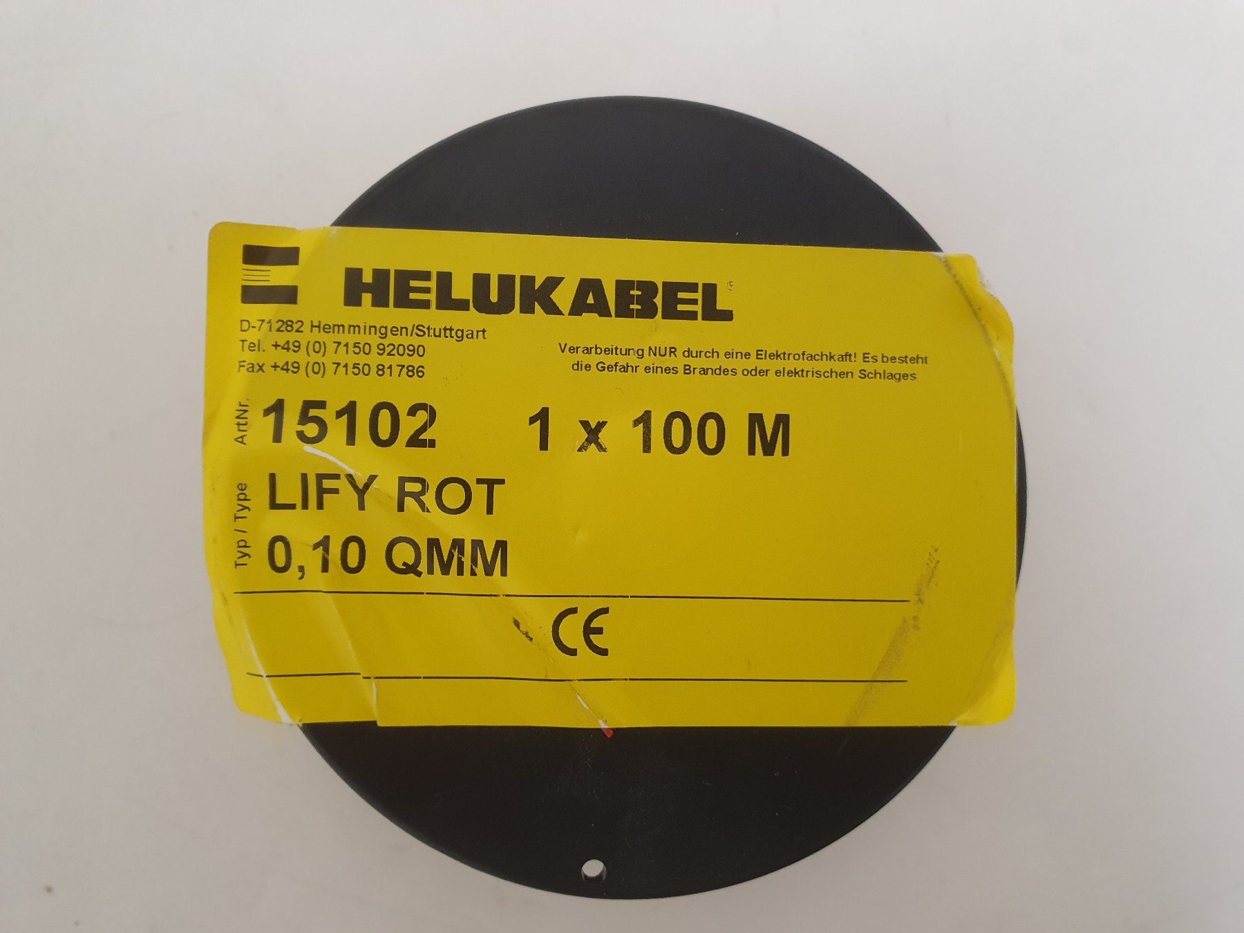 Cavi: Litze, Kabel Einzelader HELUKABEL LIFY 0.10 mm2, ROT 100 m – Nuovo e nell'imballaggio originale da Aegerten venduto da taxidermo 3