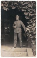 Jungoffizier sendet Gruss um 1915 nach Maienfeld GR