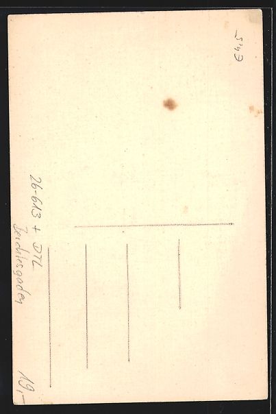 Ansichtskarten: Handgemalt: Berchtesgaden, Haus mit Alpe – Gebraucht aus Berlin von bartko-reher 1