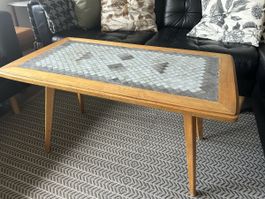Swiss Mid Century Mosaik Couchtisch aus den 50 - 60 er Jahre