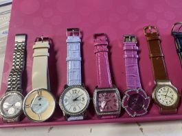 10 Stk. Armbanduhren, Konvolut, Damen +Herren, Neuwertig