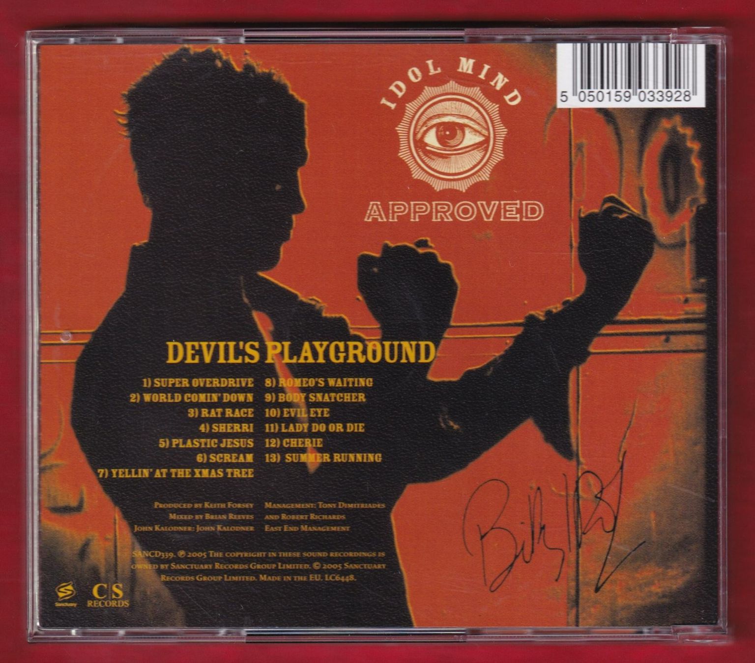 CDs: Billy Idol - Devil's Playground (CD) – D'occasion à Zürich par Pfluftl2000 1