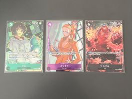 3 Japanische FullArt One piece