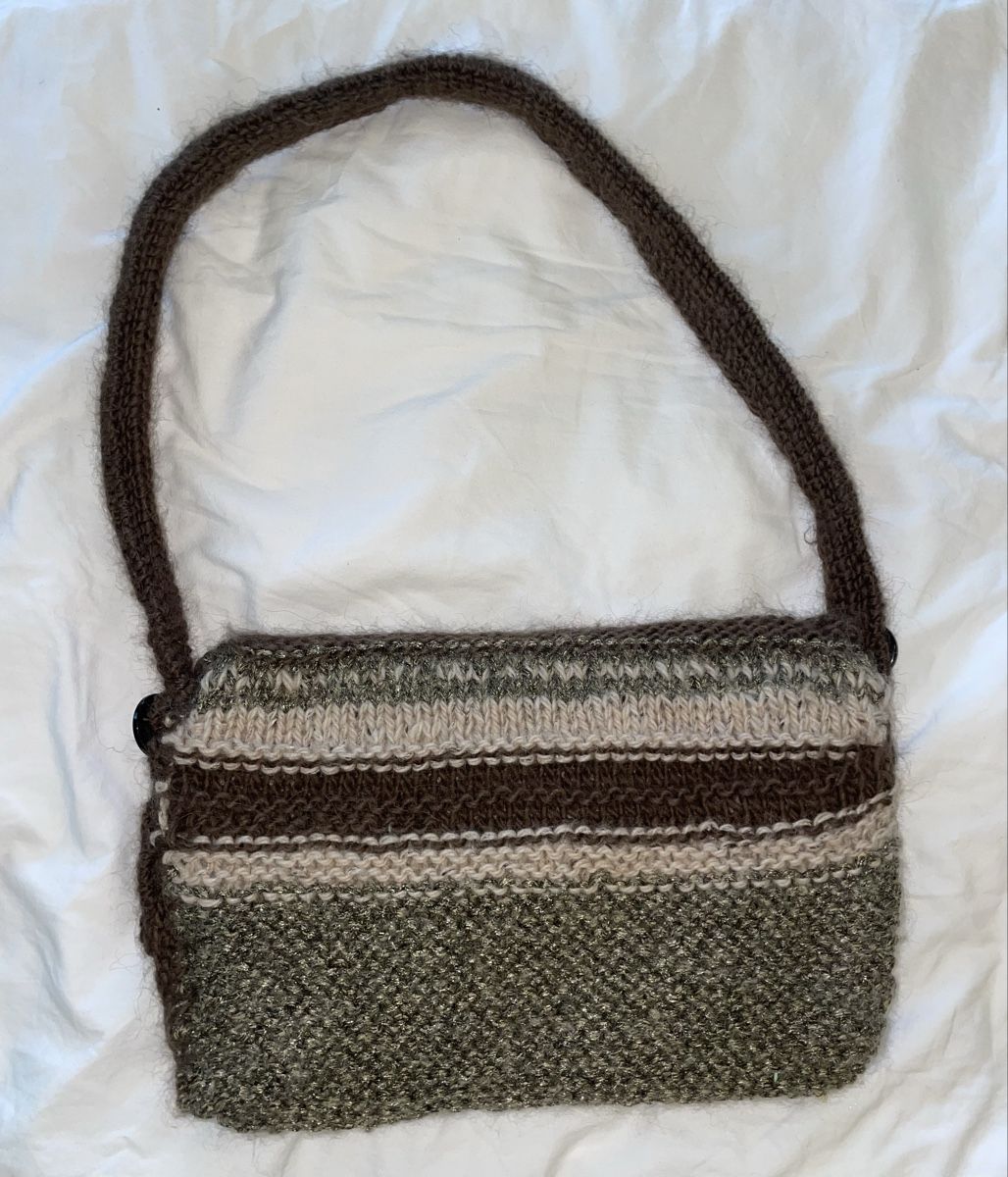 Nile Borse da donna: Handmade Knitted Vintage Bag - handmade – Usato da Wabern venduto da alestae 2