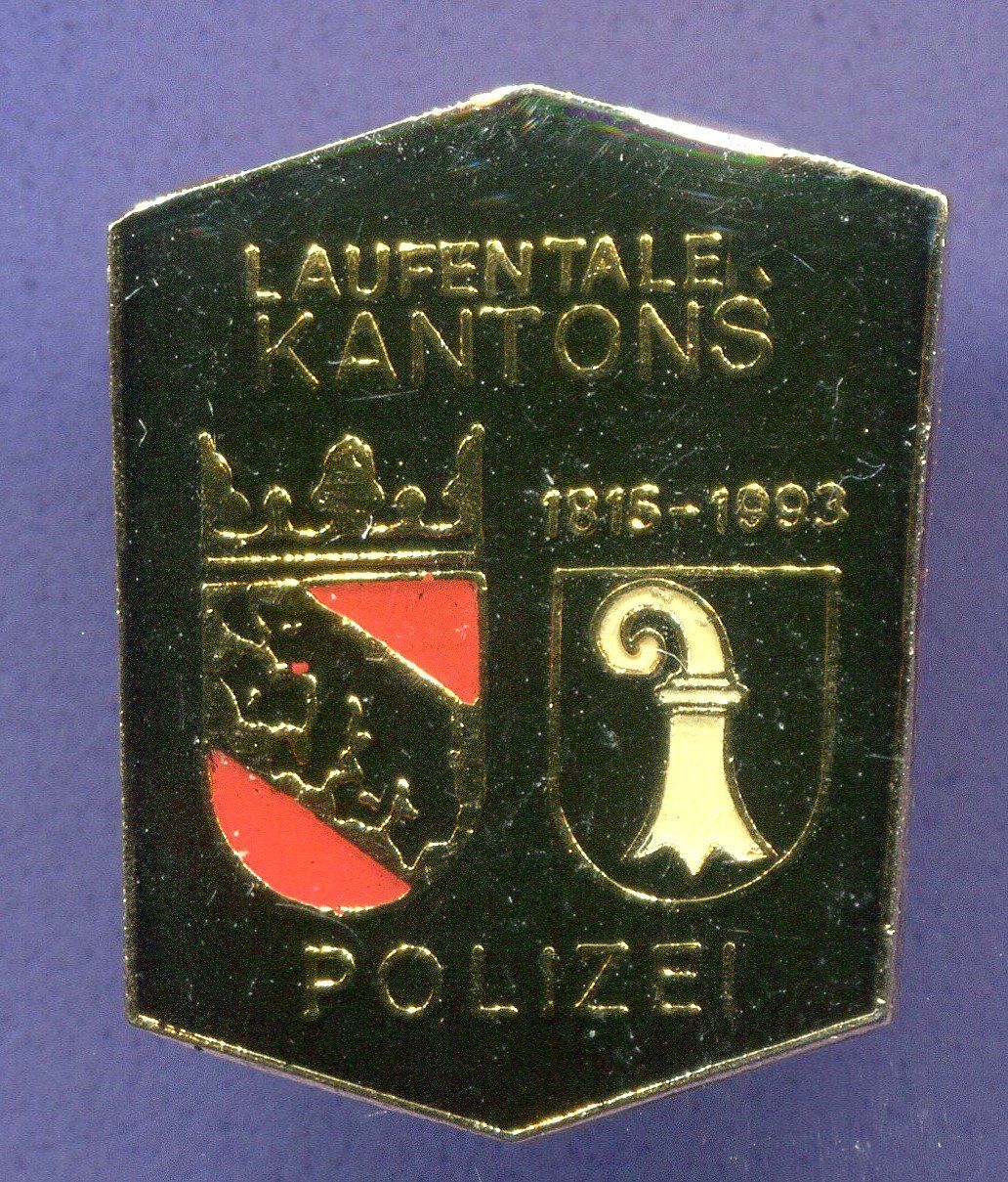 Plaketten & Abzeichen: Laufentale Kantons Polizei – Gebraucht aus Winterthur von Sammleroase