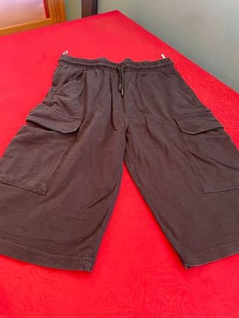 Junge Kinder Shorts schwarz 176