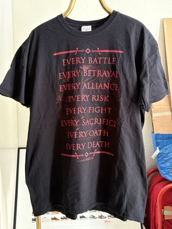 T-shirt Game of Thrones HBO, Noir, Size L