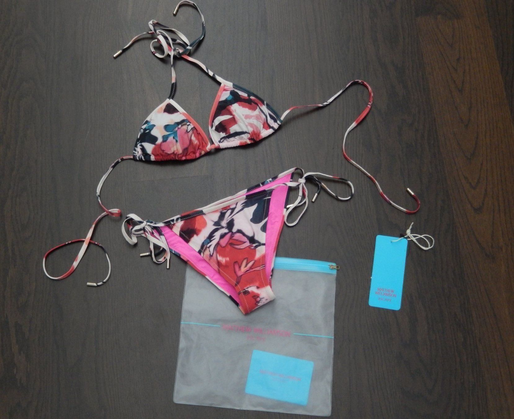 Maillots de bain & Bikinis: Orig. MATTHEW WILLIAMSON Triangle Bikini, NP 250, Gr. XS – Neuf (Voir description) à Tuggen par vivira 1