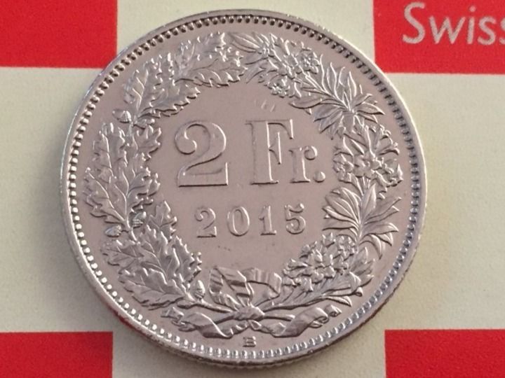 Tutti le monete: 2 Franken 2015 ss-vz – Usato da Elsau venduto da herbybay