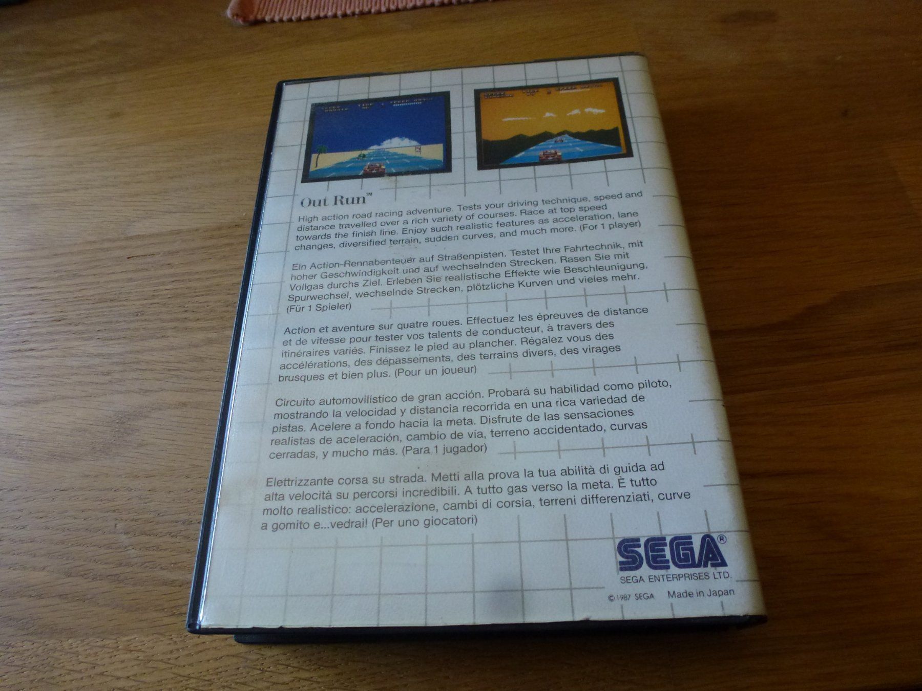 Sega Giochi: Out Run Sega Master System – Usato da Olten venduto da Disc-Ausverkauf 2