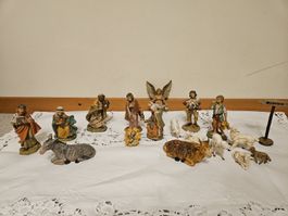 Krippenfiguren - komplette Sammlung. Top Zustand!