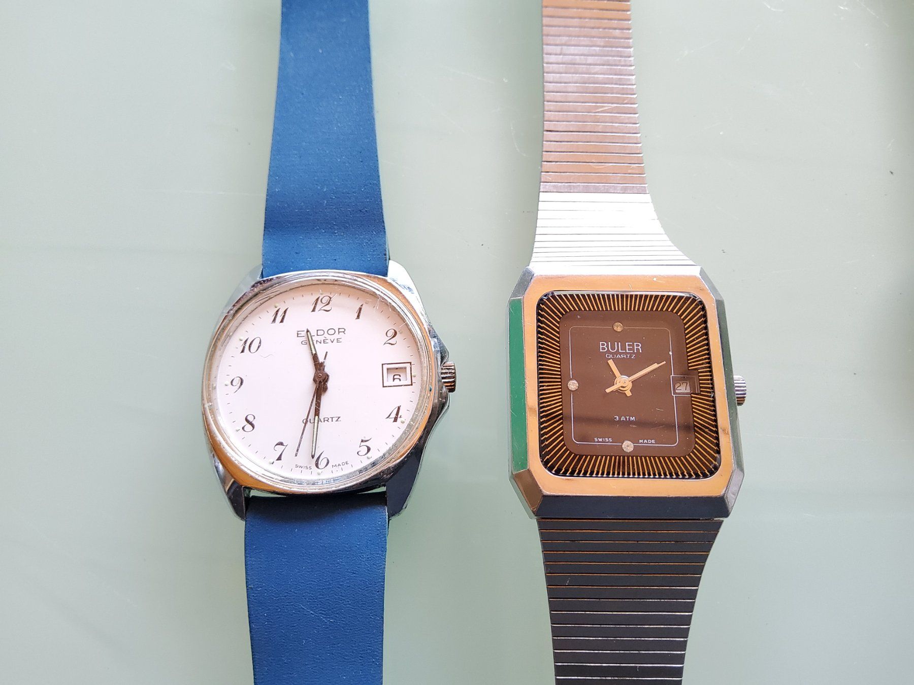 Uhren: lot de 5 montres à quartz  – Defekt aus Malleray von Broc-Mo 2